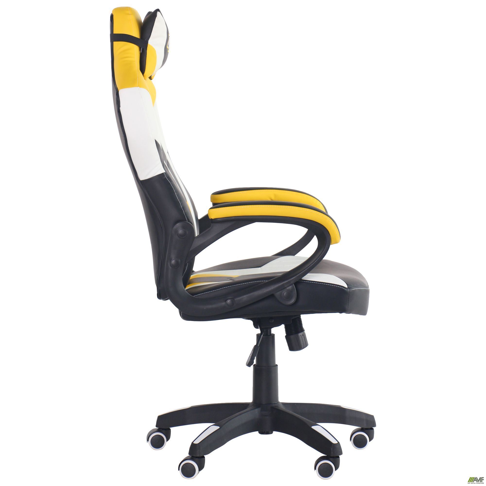 Фото 3 - Кресло VR Racer Dexter Jolt черный/желтый 