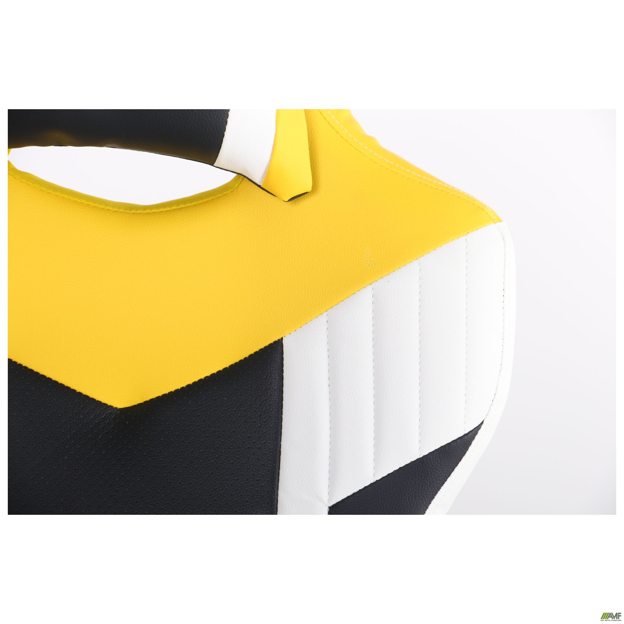 Фото 8 - Кресло VR Racer Dexter Jolt черный/желтый 