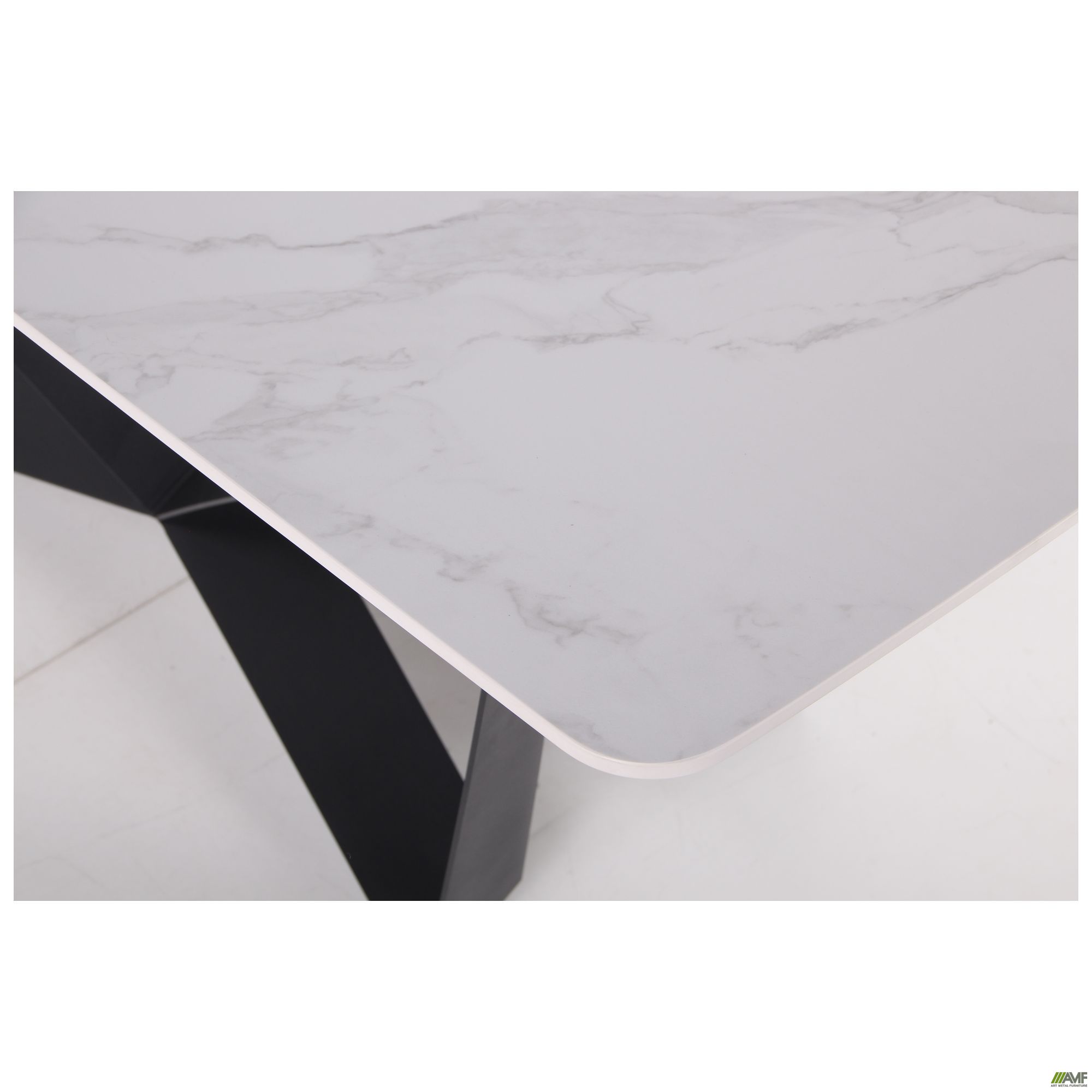 Фото 7 - Стол обеденный William black/ceramics Carrara bianco 