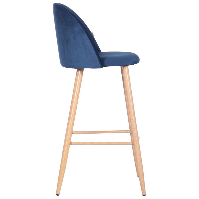 Фото 4 - Барный стул Bellini бук/blue 