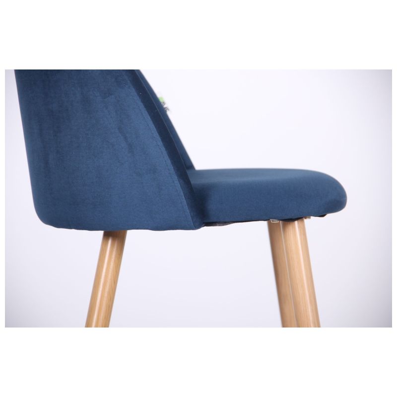 Фото 9 - Барный стул Bellini бук/blue 