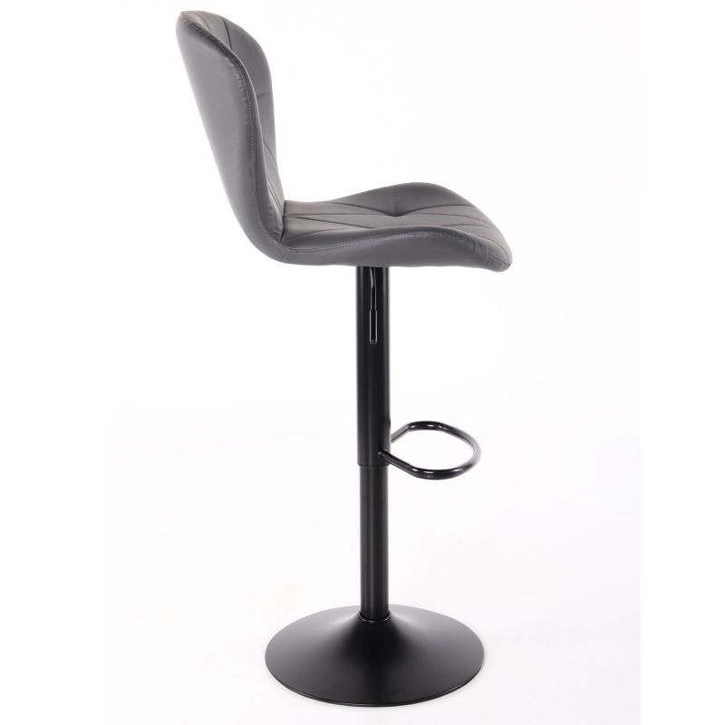 Фото 2 - Барный стул Vensan PU Gray / Black 