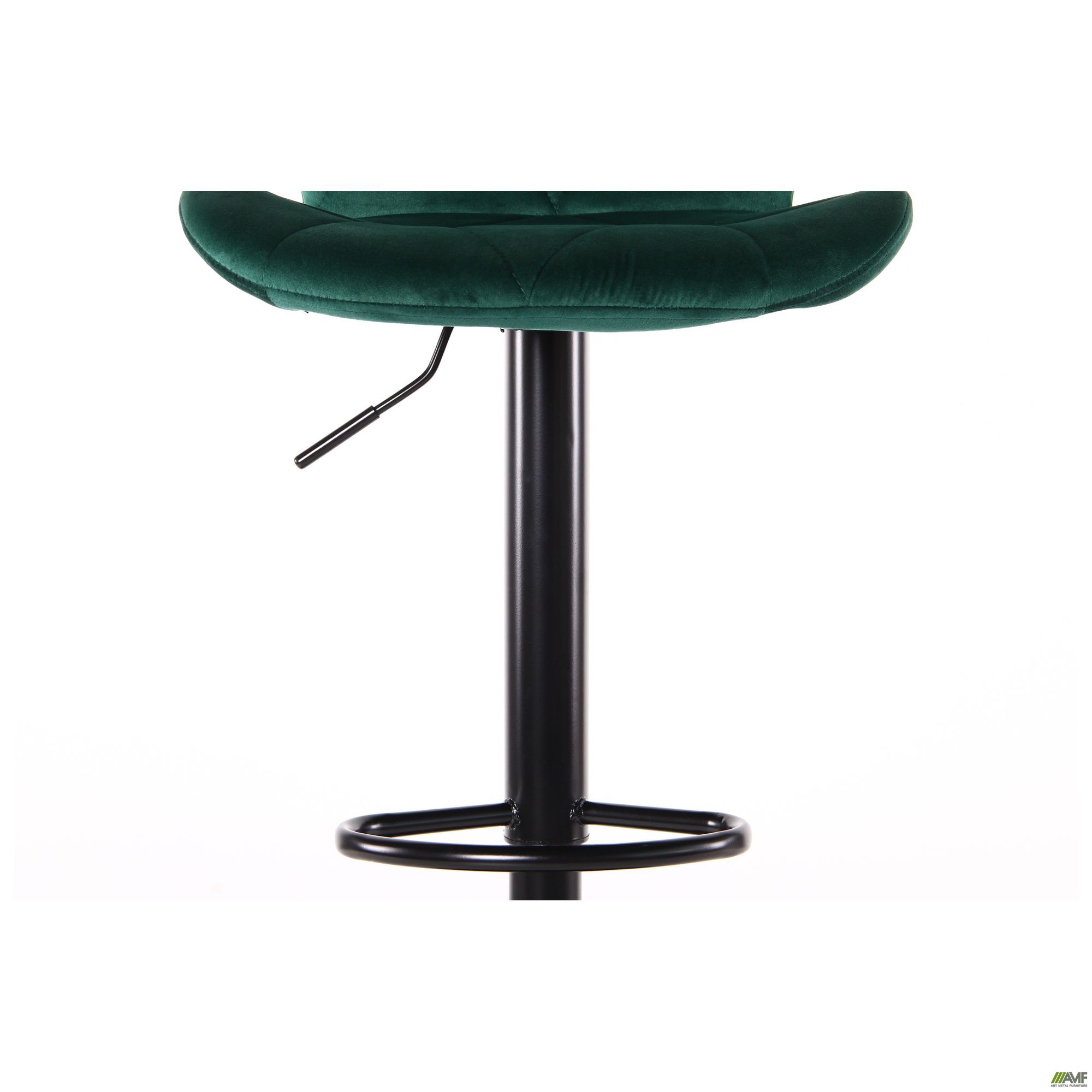 Фото 17 - Барный стул Vensan Velvet Green / Black 