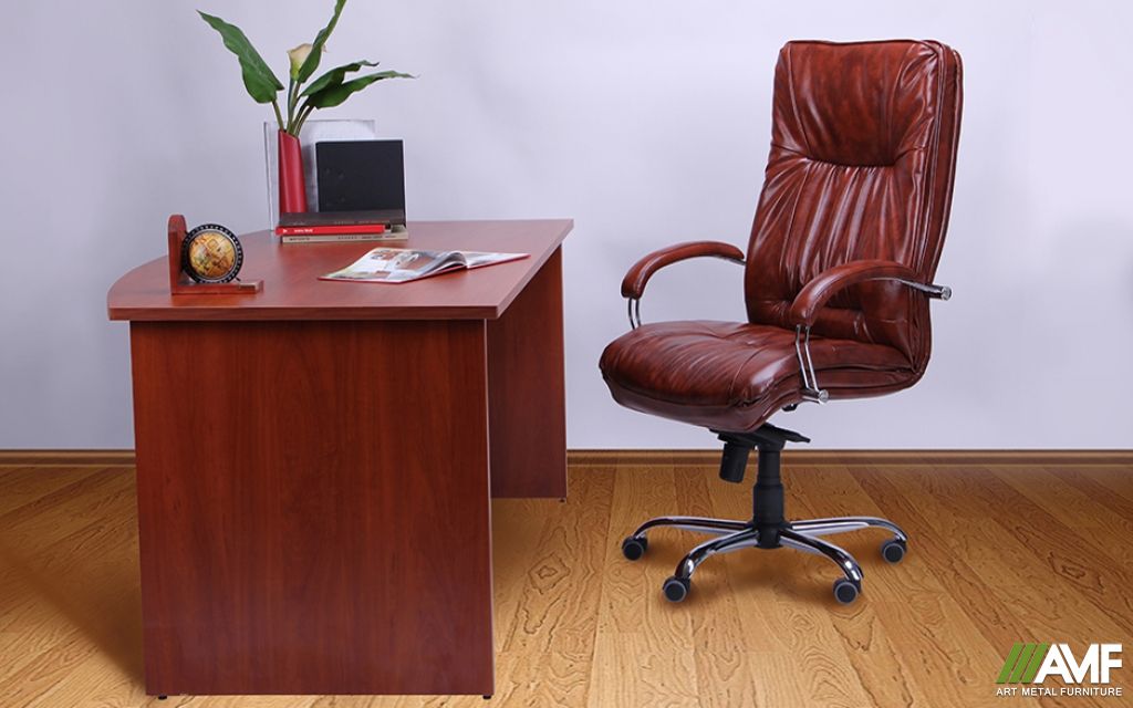 Кабінет керівника Магістр + крісло Палермо Хром