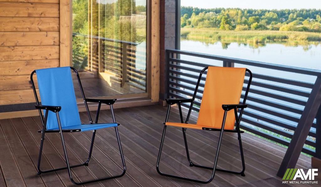 Комплект стульев Пикник Лазурь + Оранж