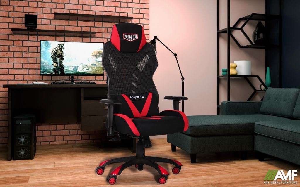 Домашній кабінет крісло VR Racer Radical Grunt + стіл СК100 Венге