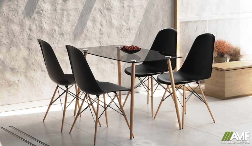 Комплект для кухні стільці Aster Black