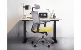 Домашний кабинет стол Rise + кресло Install Grey/Green 
