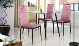 Кухонний комплект стіл Умберто + стільці Alabama рожевий 