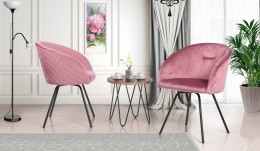 Комплект для вітальні стіл Arizona + крісла Sacramento рожевий антик 