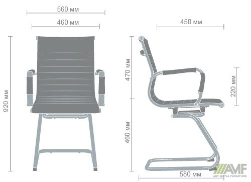 Характеристики Кресло Slim CF (XH-632C) черный