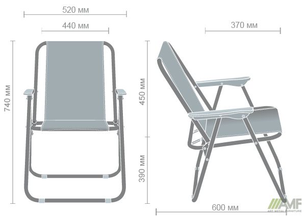 Характеристики Складной стул Пикник JD-2032