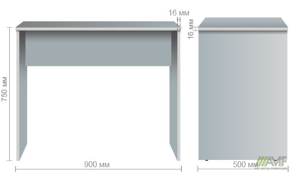 Характеристики Стол компьютерный Eko EK-101 (900x500x750) Дуб сонома
