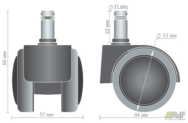 Характеристики Ролик D50 GE11 серый обрезин. / Сервис