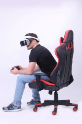 Кресло VR Racer Blaster черный/красный - интерьер - фото 5