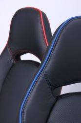 Кресло Страйк (CX 0496H Y10) Черный/кант Синий - интерьер - фото 8