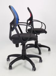 Кресло Бит/АМФ-7 сиденье А-1/спинка Сетка синяя - интерьер - фото 15