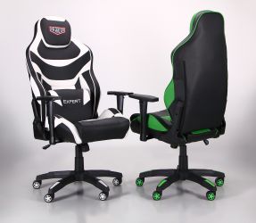 Кресло VR Racer Expert Guru черный/белый - интерьер - фото 18