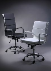 Кресло Slim FX CF (XH-630C) белый - интерьер - фото 15