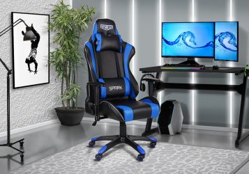 Кресло VR Racer Spark Blue - интерьер - фото 1