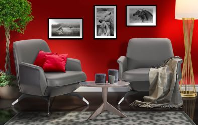 Кресло Absolute HB Grey - интерьер - фото 3