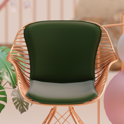 Кресло Ibis, rose gold, emerald - интерьер - фото 5