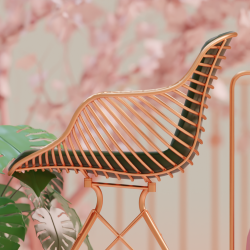 Кресло Ibis, rose gold, emerald - интерьер - фото 6
