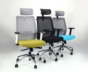 Кресло Install White, Alum, Grey/Skyline - интерьер - фото 20