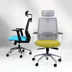 Кресло Install White Alum Grey/Green - интерьер - фото 24