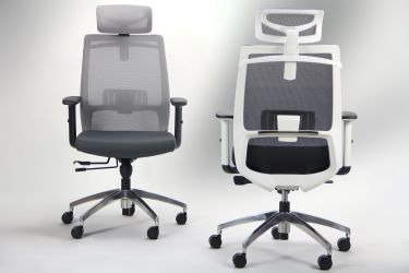 Кресло Install White, Alum, Grey/Skyline - интерьер - фото 32