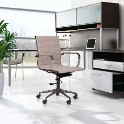 Кресло Slim Net HB (XH-633) белый - интерьер - фото 5