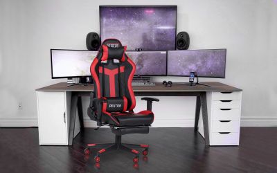 Кресло VR Racer Dexter Grindor черный/красный - интерьер - фото 1