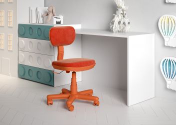 Кресло Свити оранжевый Зайцы оранжевые - интерьер - фото 1