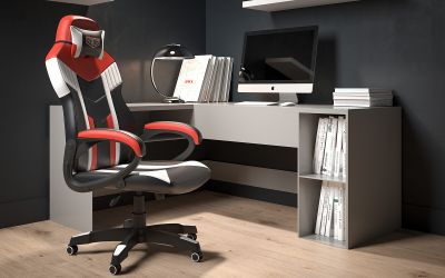Кресло VR Racer Dexter Hook черный/красный - интерьер - фото 1