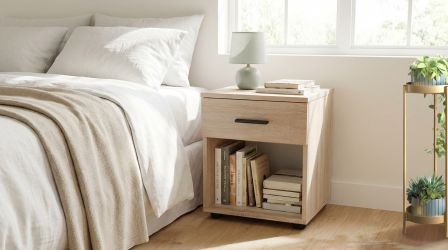 Шафа гардеробна City 3-х дверна 3 шухляди права (1120х500х1930Н) Дуб Сонома - интерьер - фото 5